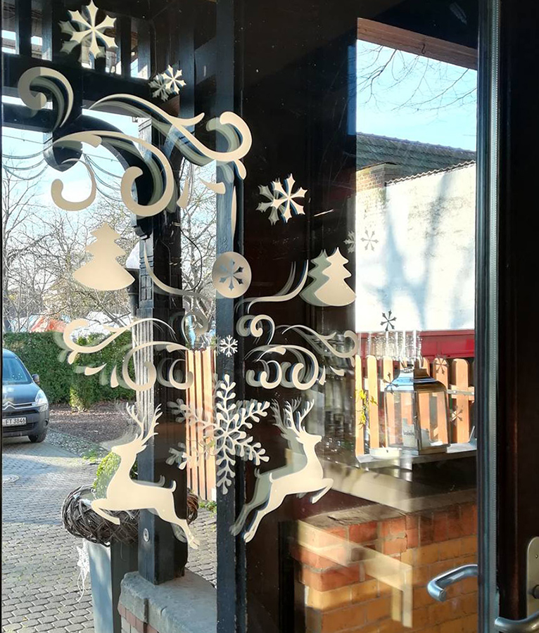 Olympia Zeuthen Fensterdekoration Winter